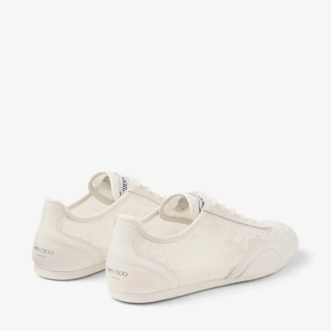 Sunny F in pelle mista color latte e pizzo jimmy choo Sunny F in pelle mista color latte e pizzo jimmy choo