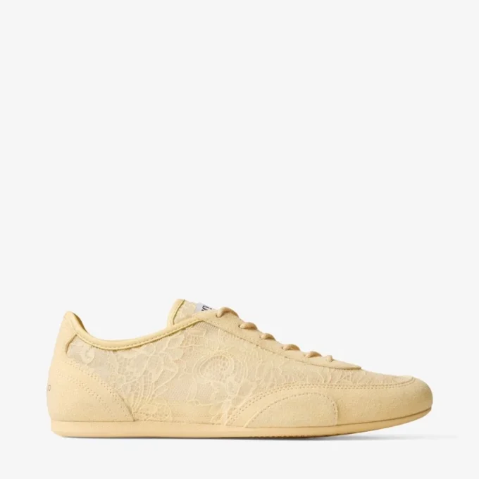 Sunny F Mix di pelle e pizzo jimmy choo – Sneakers basse Sunny F Mix di pelle e pizzo jimmy choo – Sneakers basse