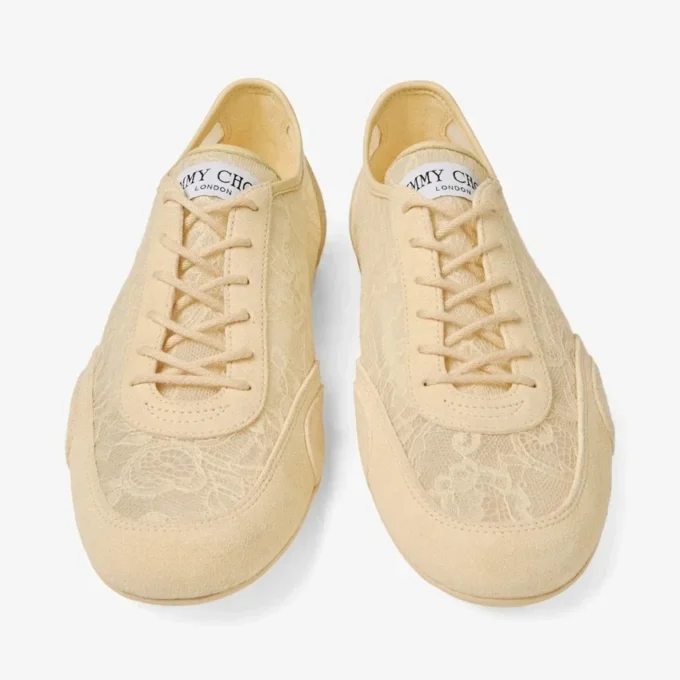 Sunny F Mix di pelle e pizzo jimmy choo – Sneakers basse Sunny F Mix di pelle e pizzo jimmy choo – Sneakers basse
