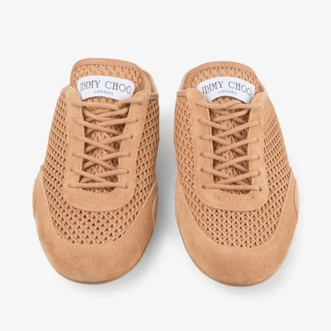 Sunny Mule F Mix di pelle color toffee e mesh Diamond – Sneakers basse Sunny Mule F Mix di pelle color toffee e mesh Diamond – Sneakers basse