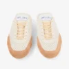 Sunny Mule F Sneakers basse in mix di pelle color latte e caramello e mesh Diamond Sunny Mule F Sneakers basse in mix di pelle color latte e caramello e mesh Diamond