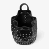 Zaino Jimmy Choo Noir Kei Ninomiya  Zaino in pelle nappa nera con decorazioni metalliche a forma di stelle